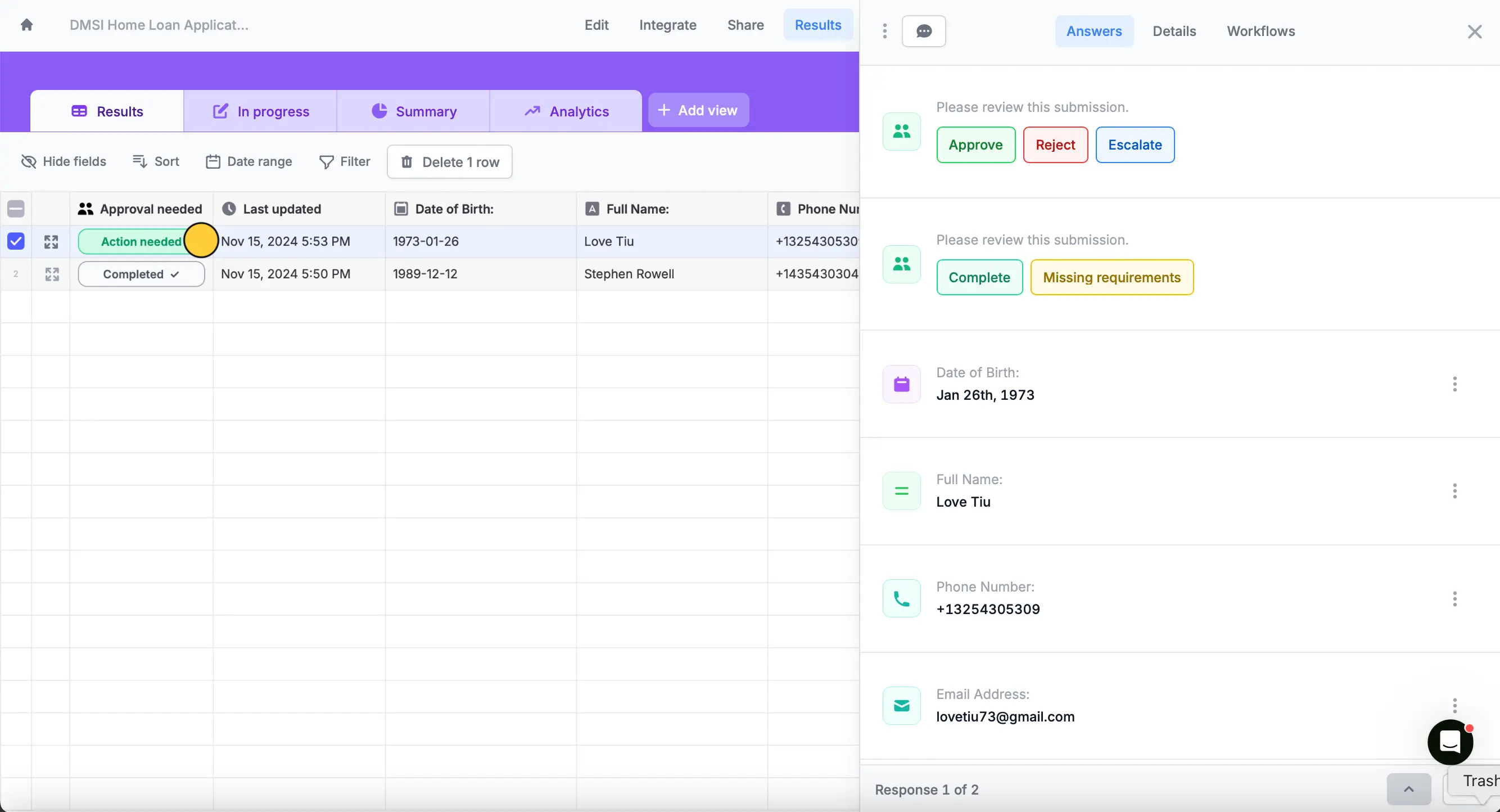 Fillout Workflows