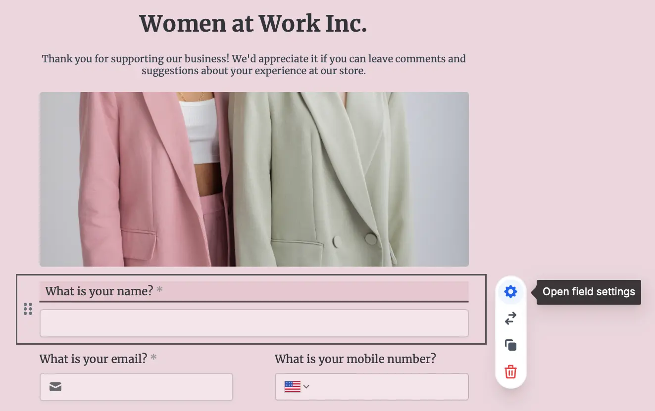 Copy and paste a question