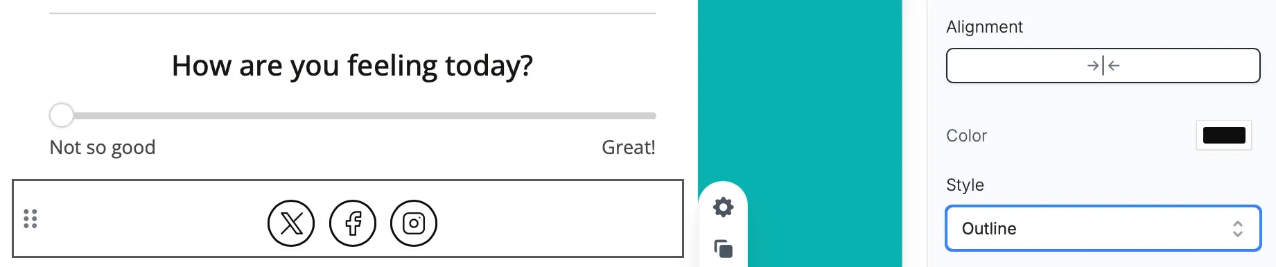 Screenshot of the Form designer tab of a form