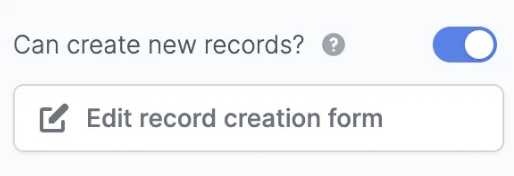 Screenshot of the Form designer tab of a form