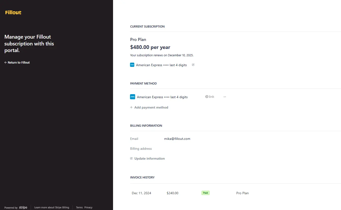 Get invoices