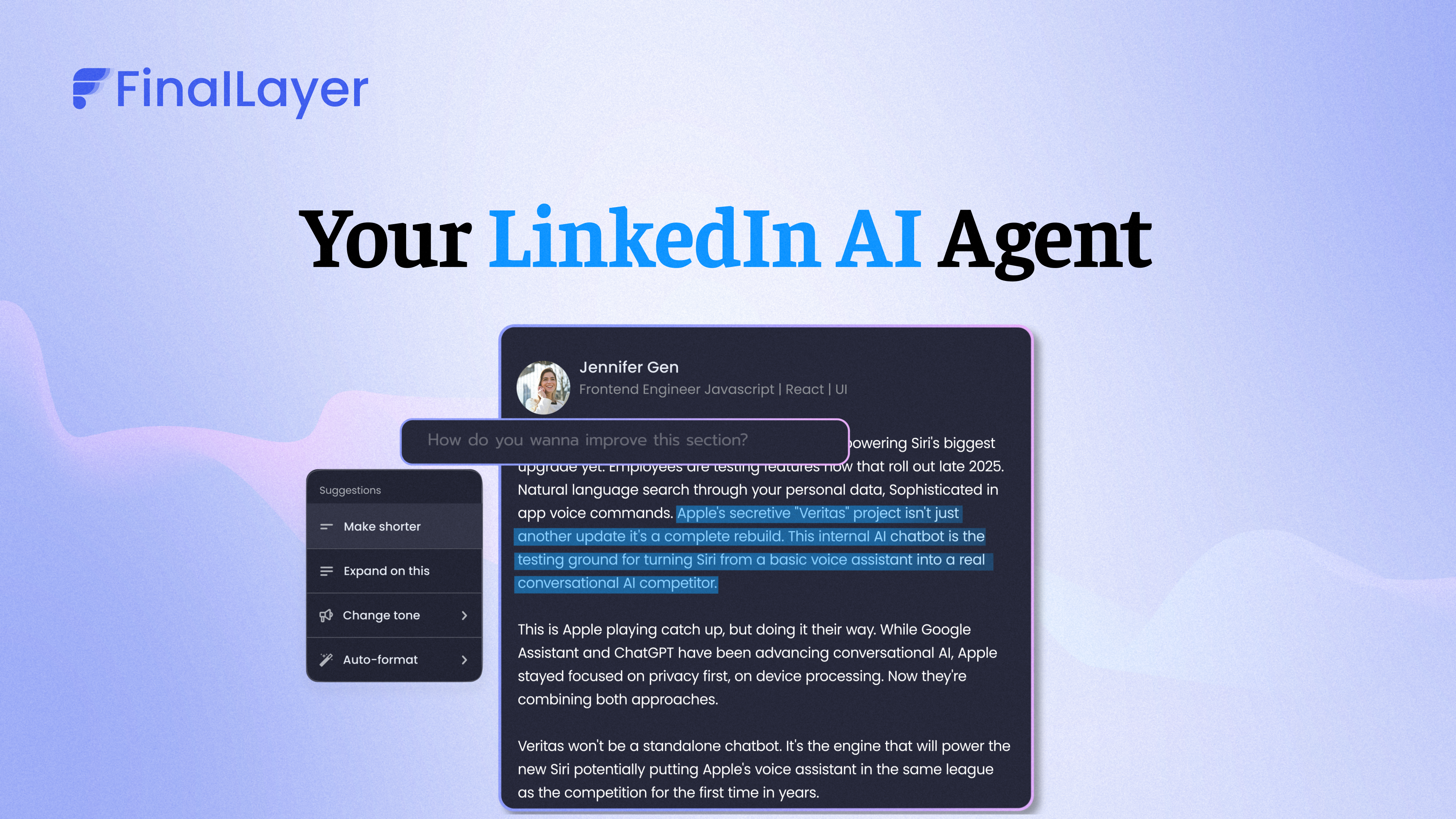 FinalLayer: The LinkedIn Super AI agent