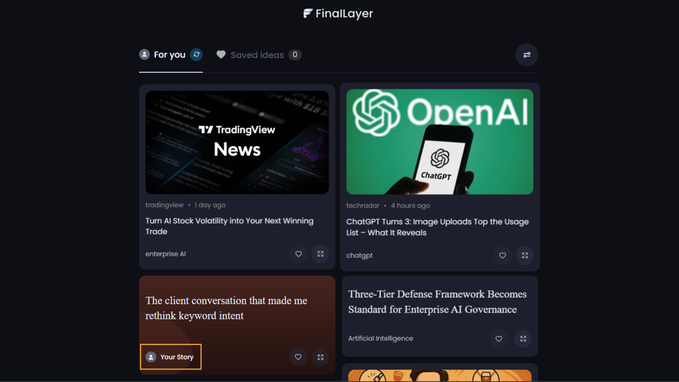 personal growth item cards