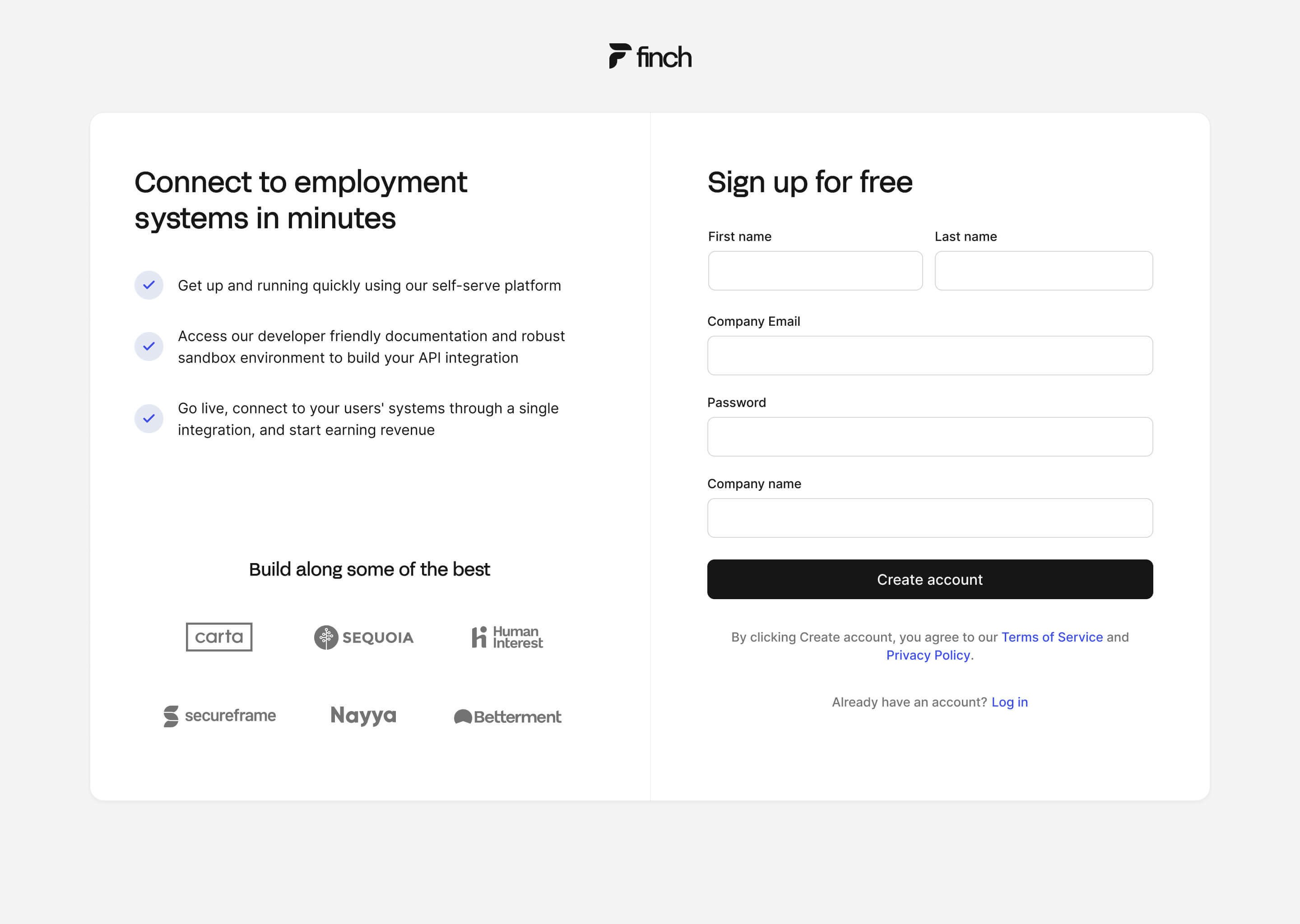 Sign Up