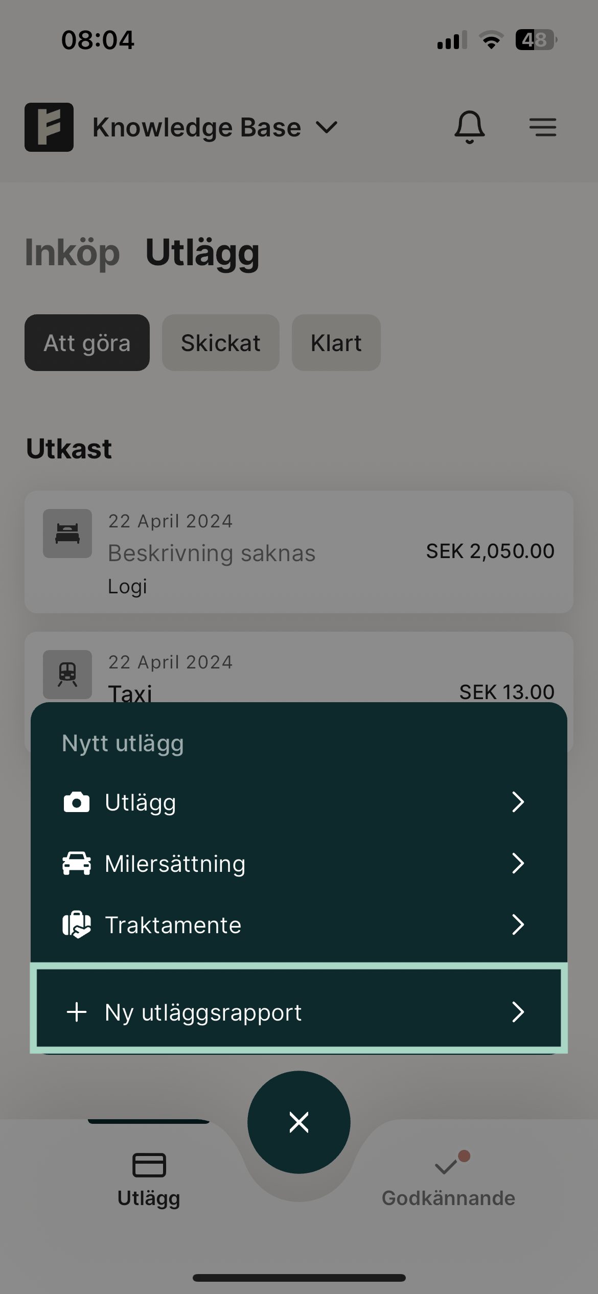 Ny utläggsrapport