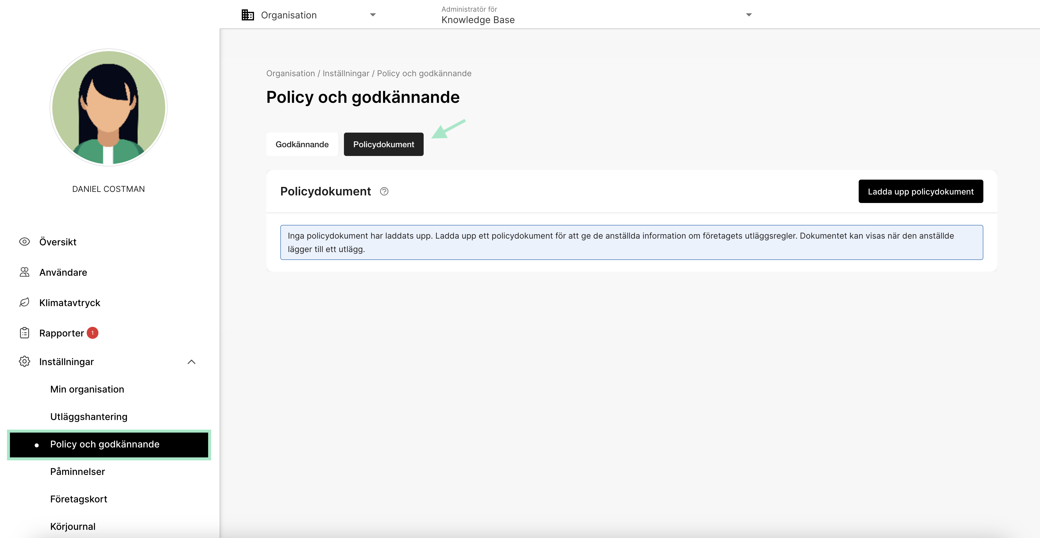 Fliken Policydokument