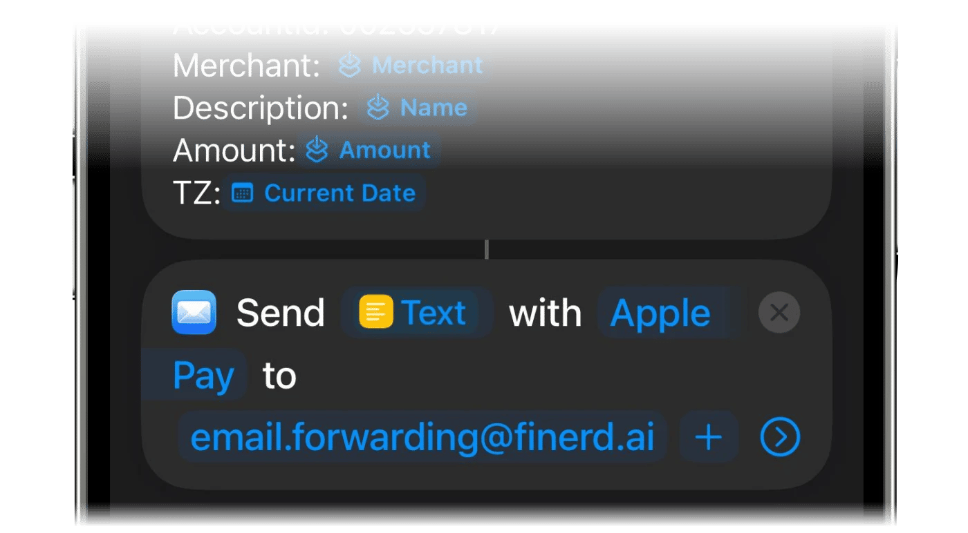 Toフィールドに入力したfinerdの転送用アドレス
