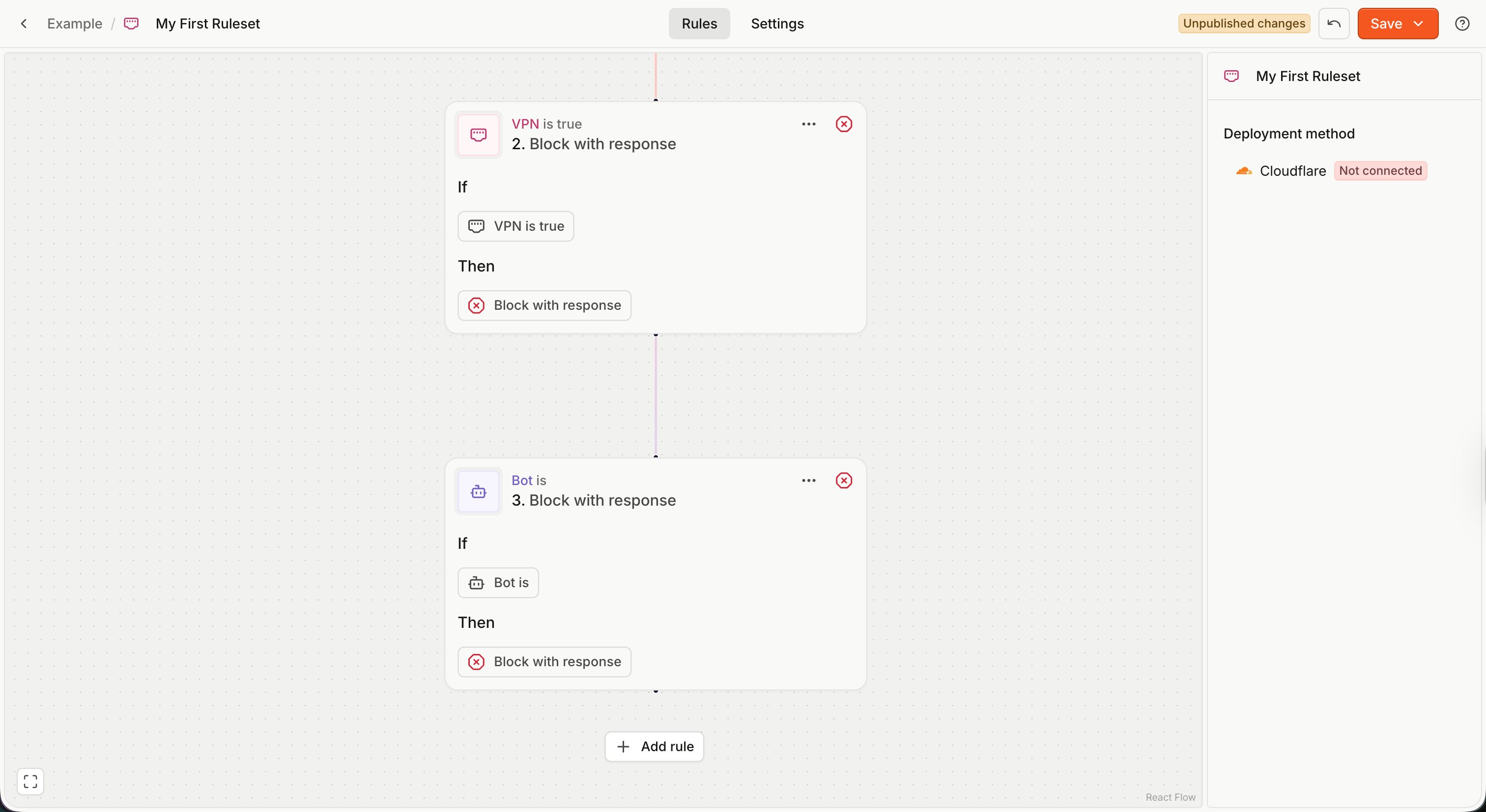 Rules Engine (Beta) - Fingerprint Docs