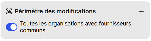 Fenetre Fournisseur Pro Modif Commune Pn