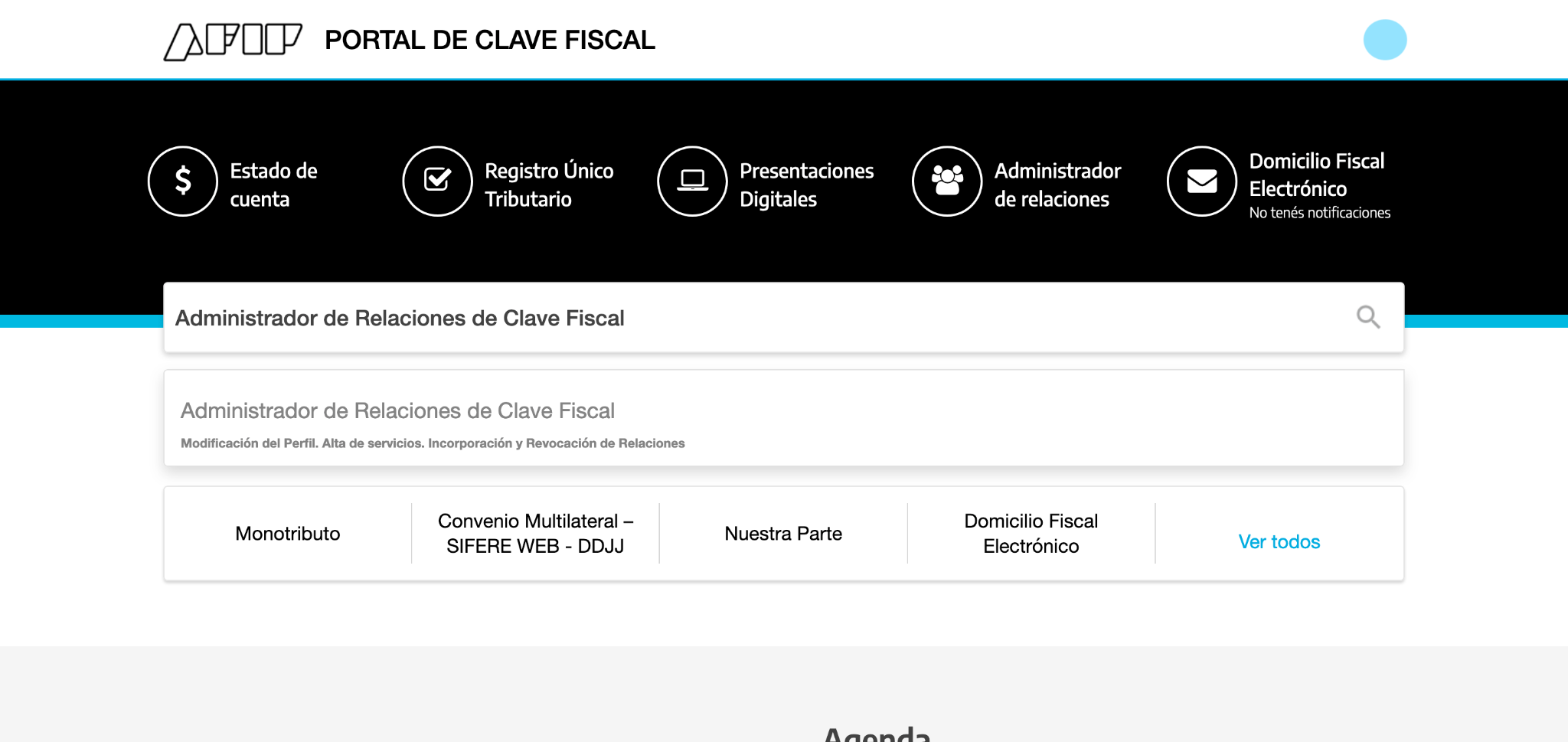Portal de Clave Fiscal
