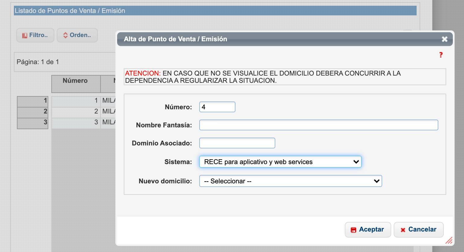 Alta de punto de venta en ARCA: Sistema RECE para aplicativo y web services