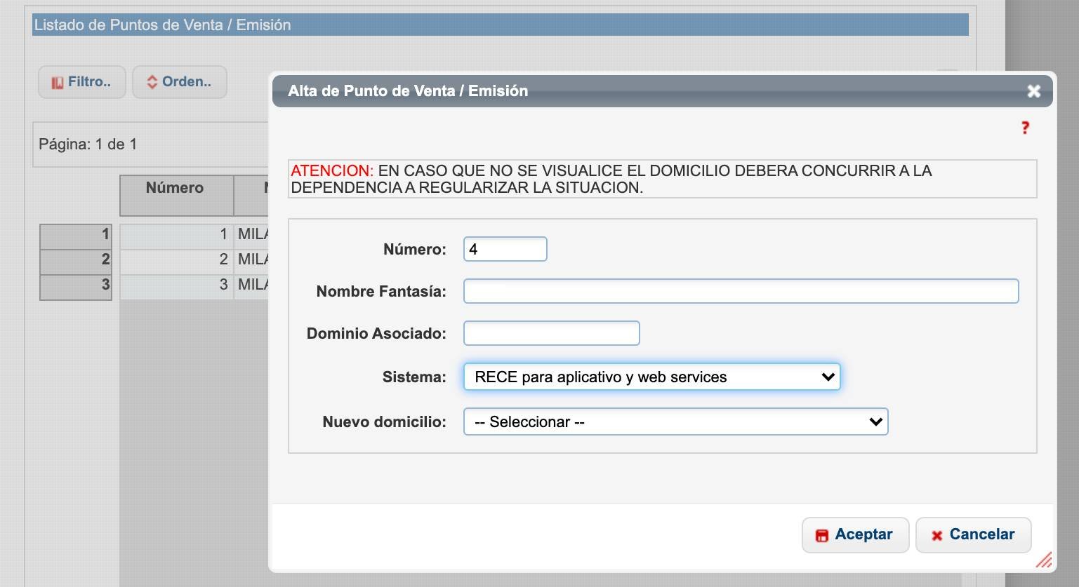Alta de punto de venta en ARCA: Sistema RECE para aplicativo y web services