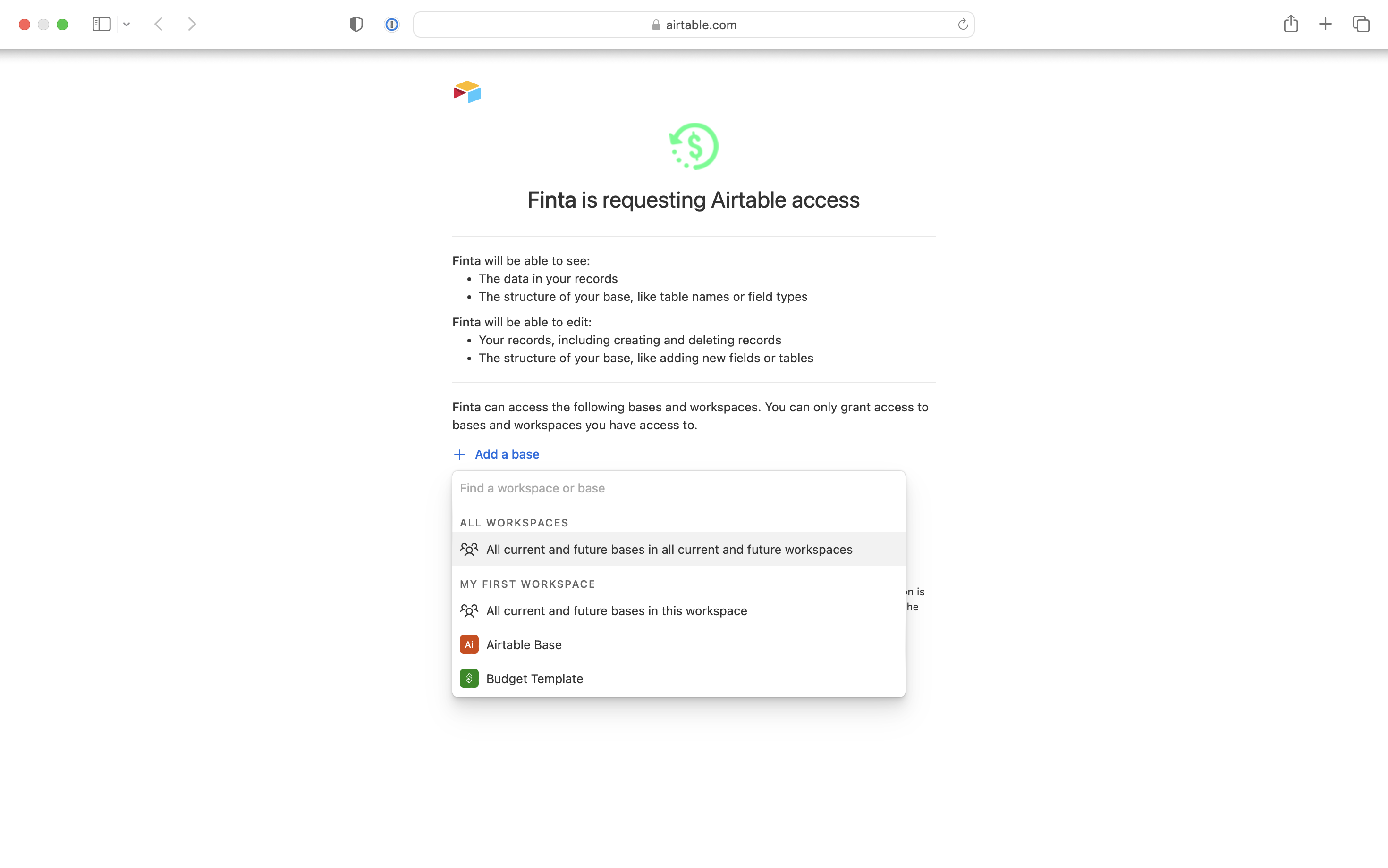 airtable oauth