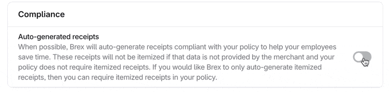Brex receipt generator