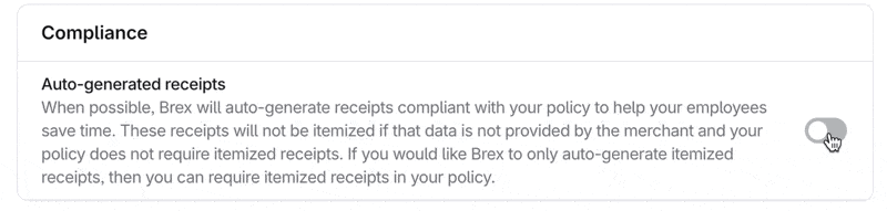 Brex receipt generator