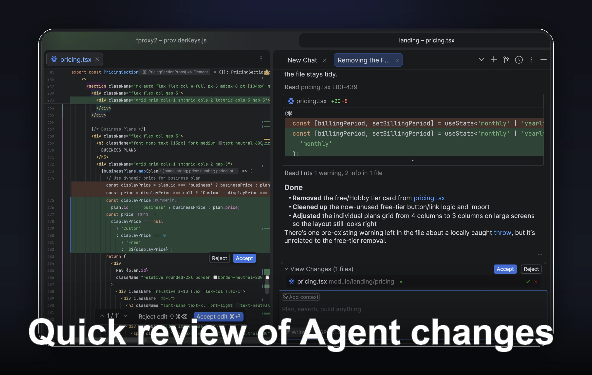 Prompting rules validation view in the Firebender plugin