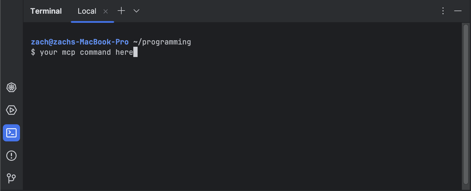 Android Studio terminal showing command execution