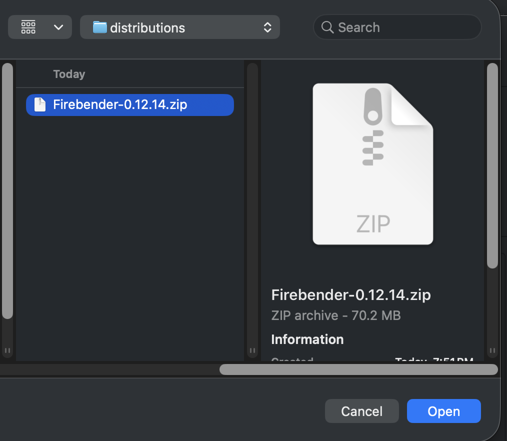 Select Firebender Build