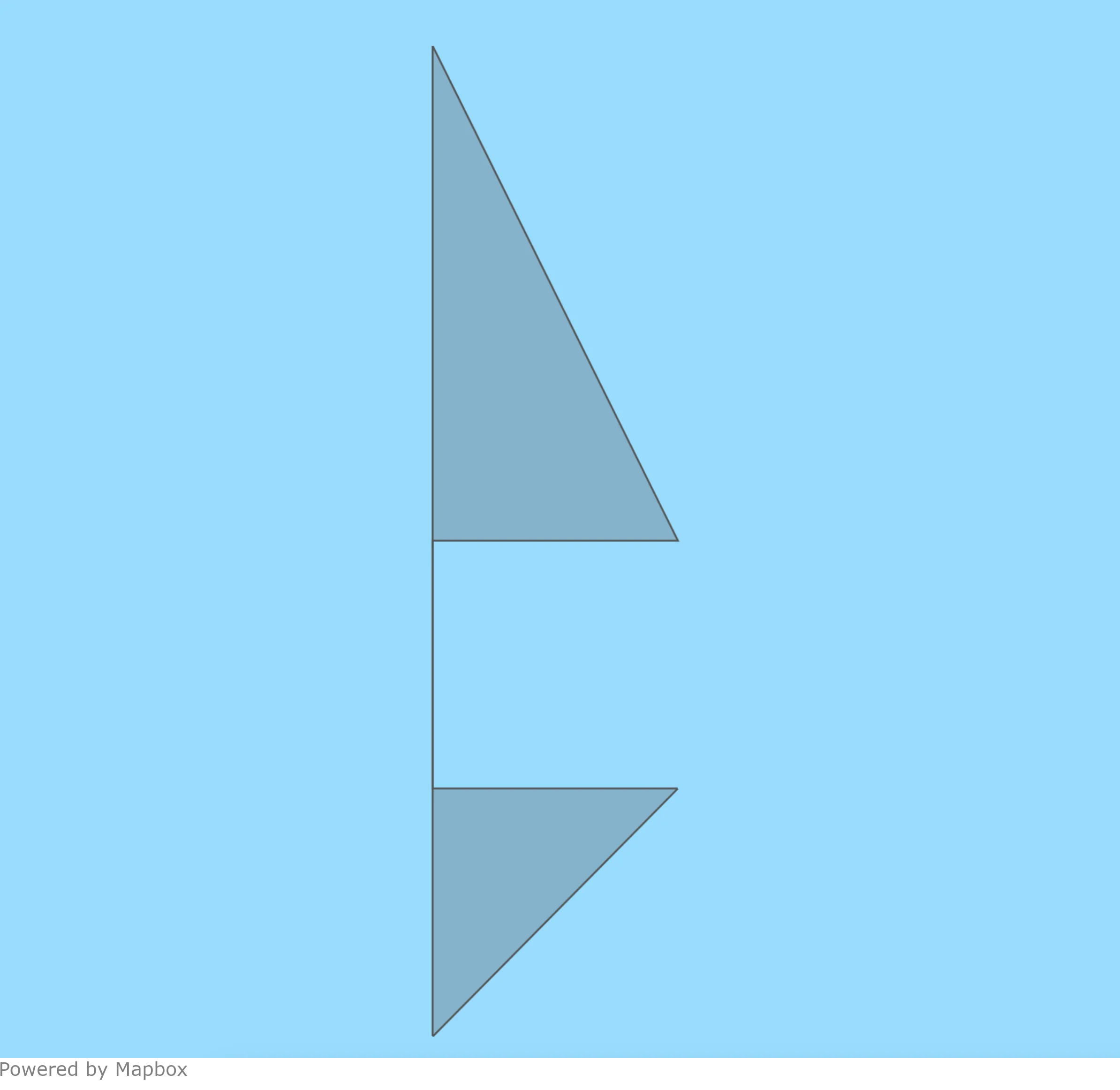 A Polygon with a part that has no area.