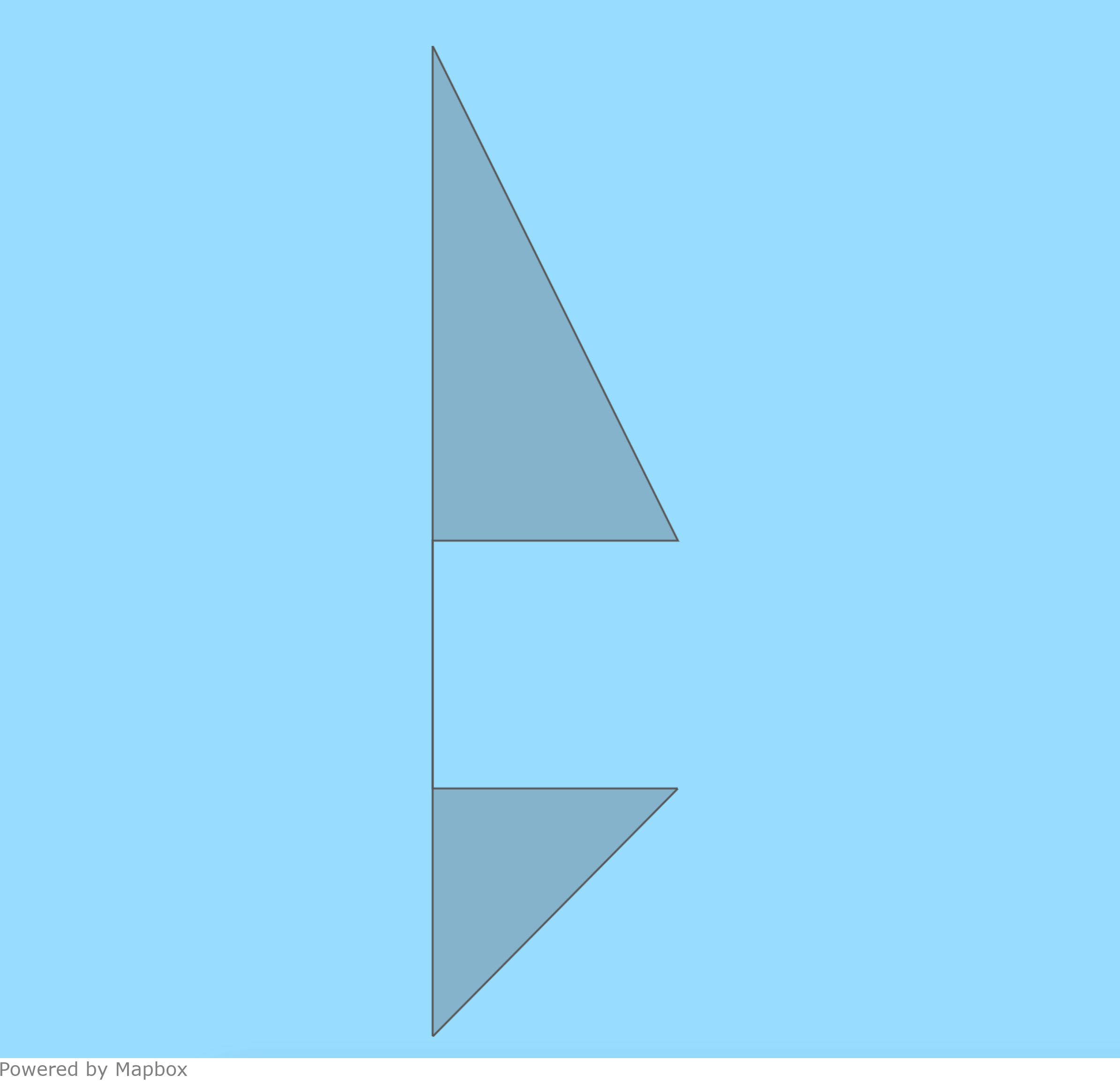A Polygon with a part that has no area.