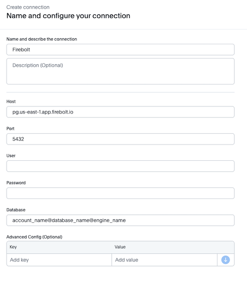 ThoughtSpot Connection Configuration
