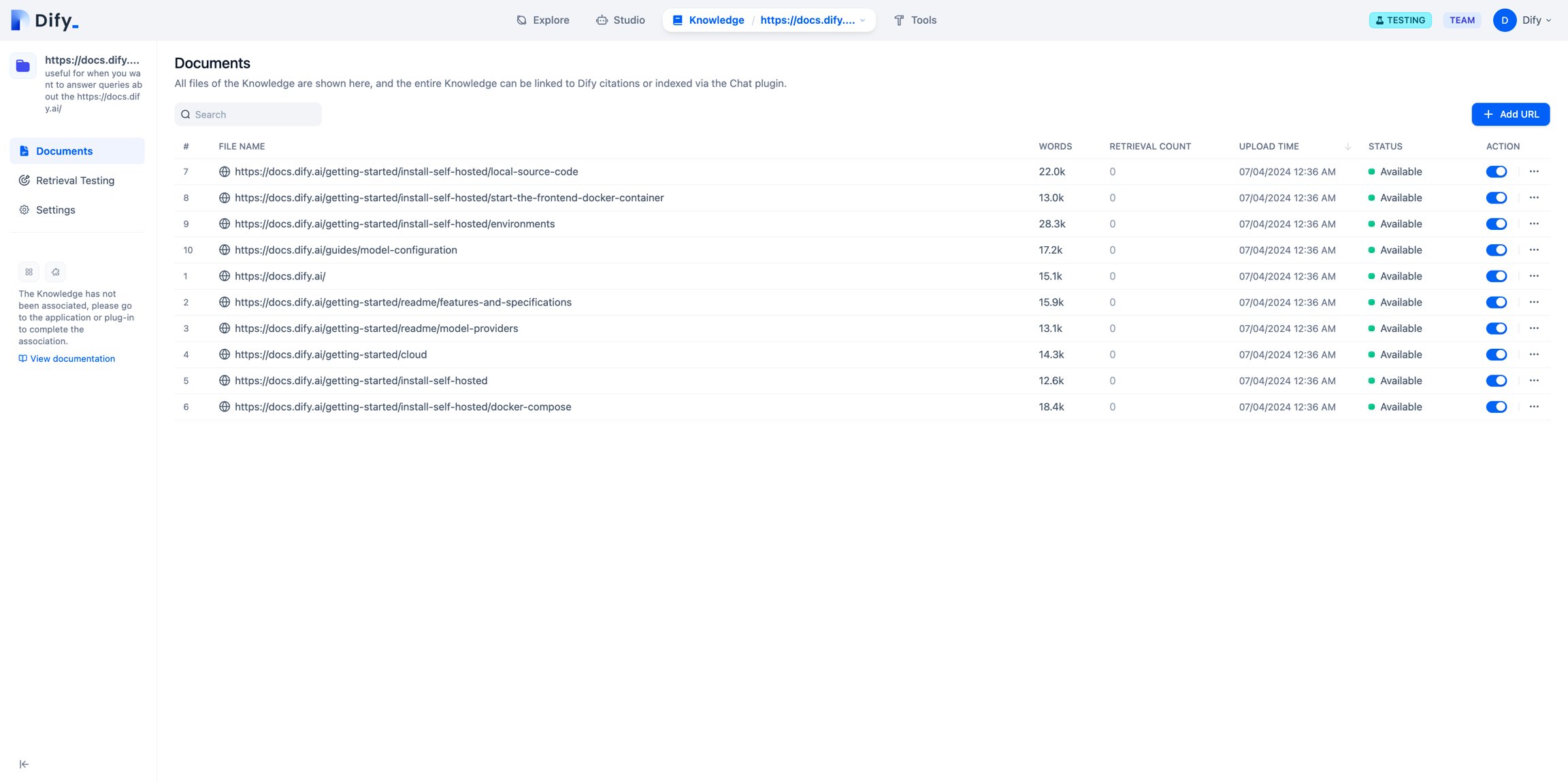Ver los resultados del scraping de Firecrawl