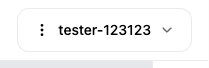 POS header with cashier name to open the session menu