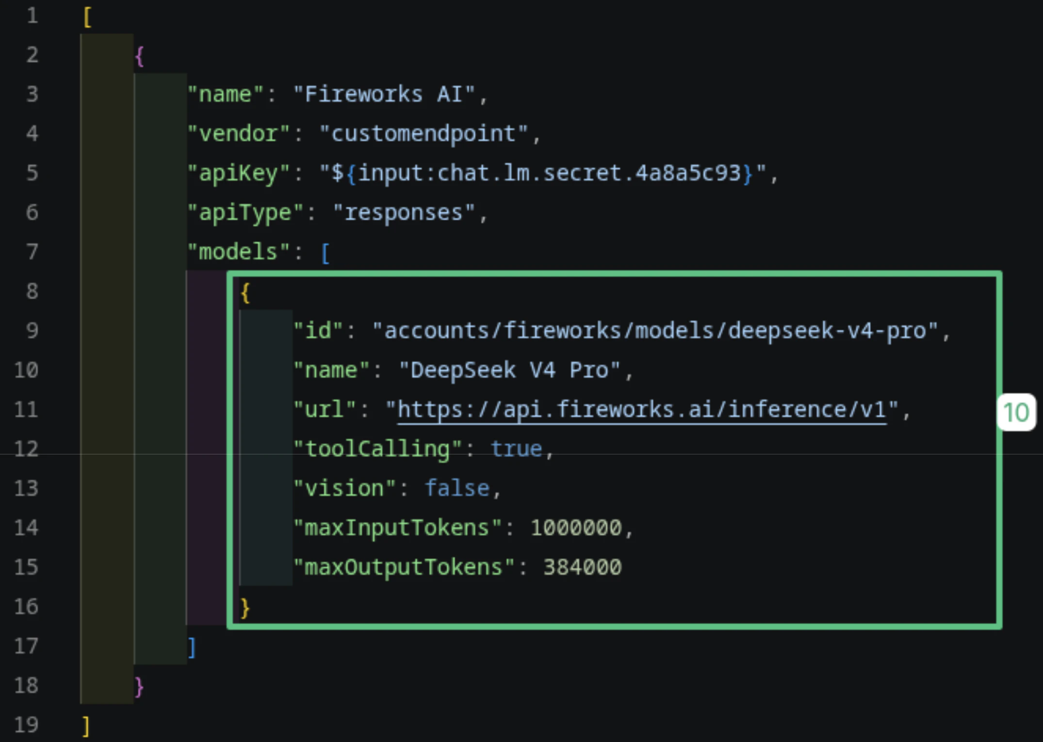 Completed model template with DeepSeek V4 Pro fields