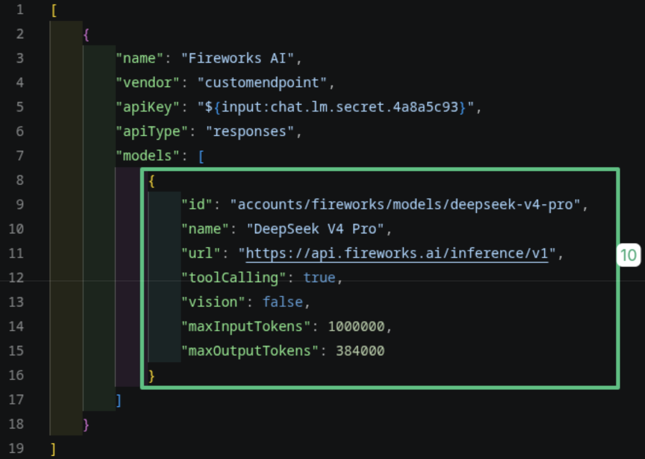 Completed model template with DeepSeek V4 Pro fields