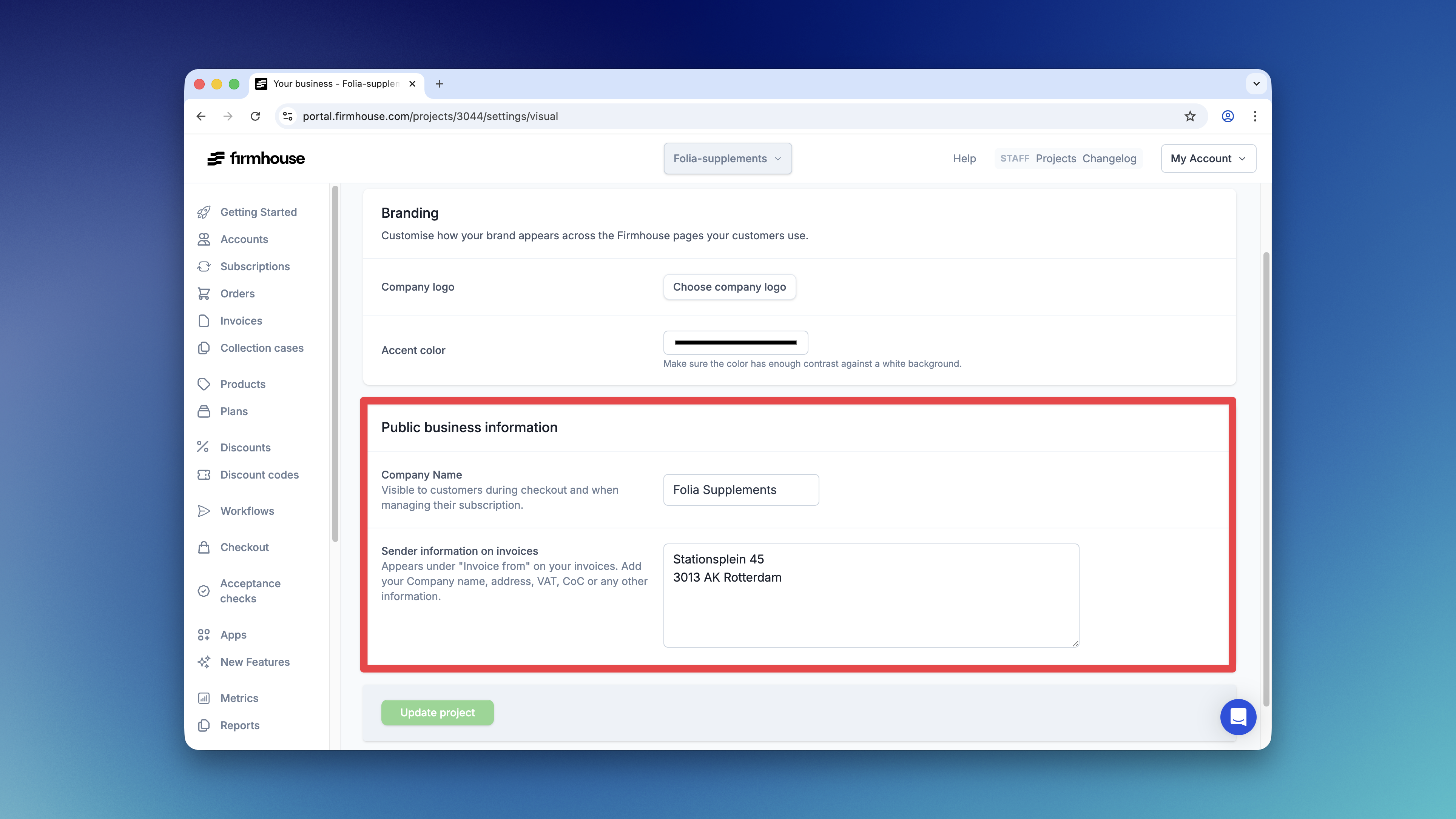 Public Business Information