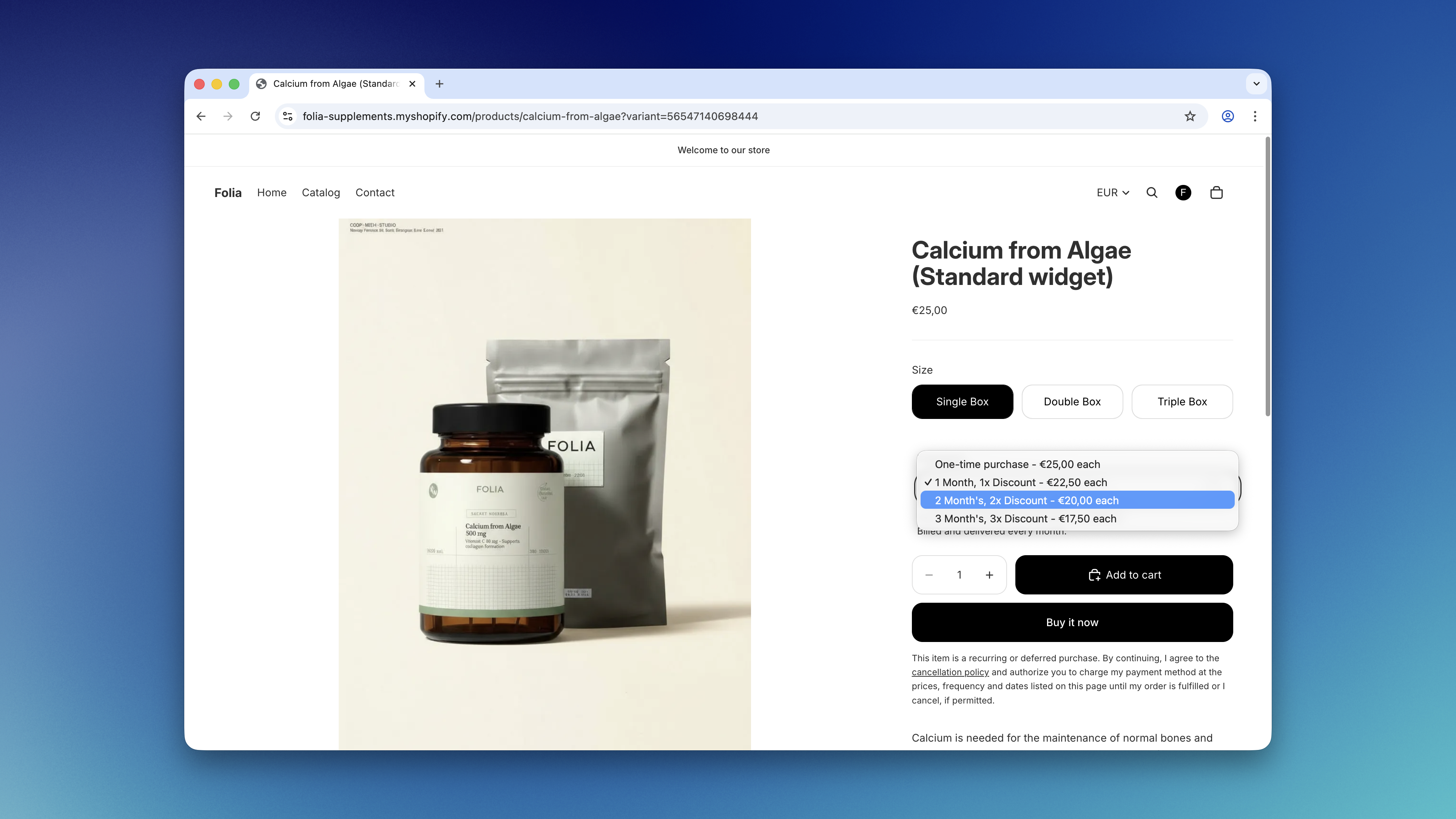 Plans Selected Variant