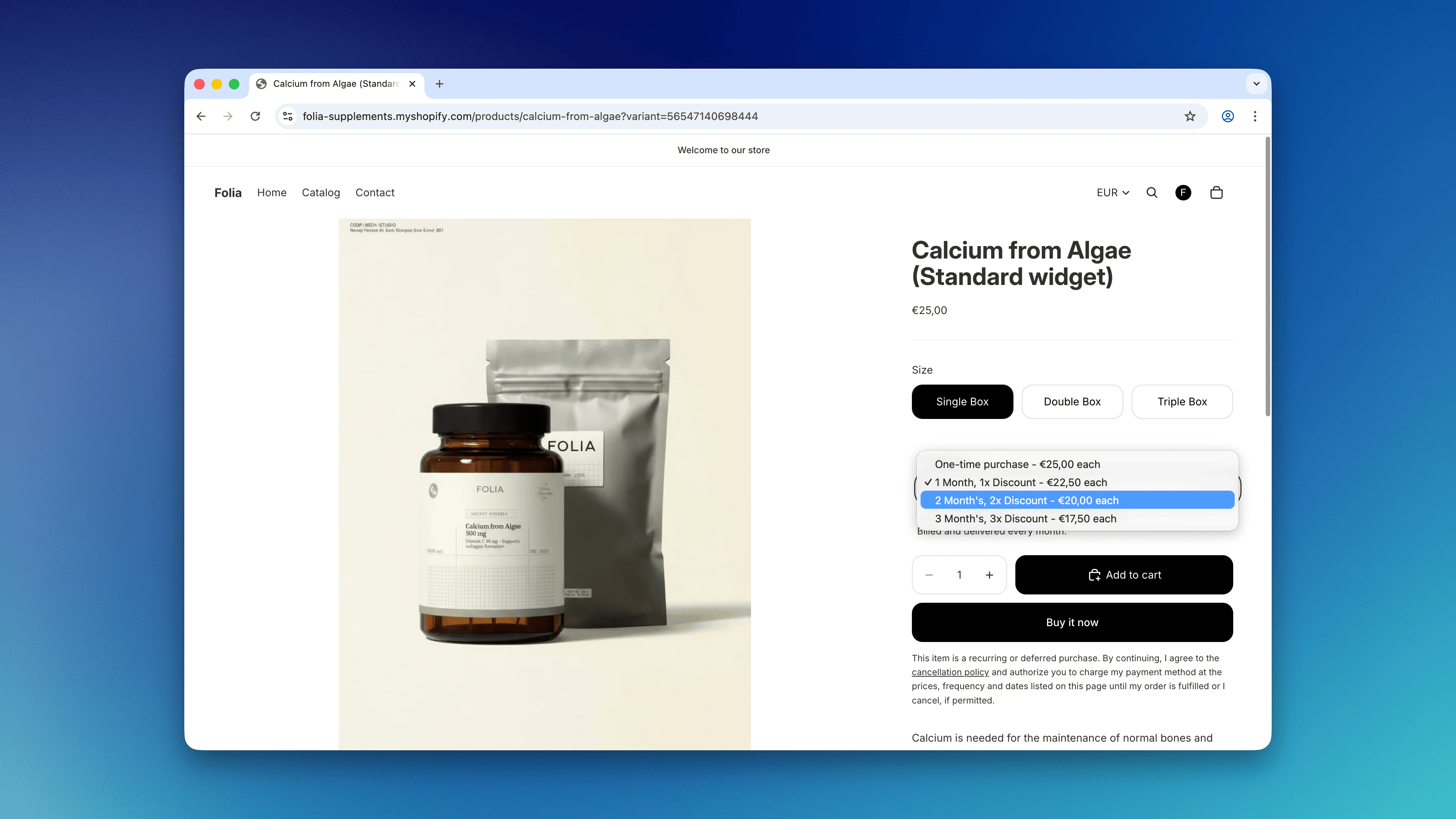 Plans Selected Variant