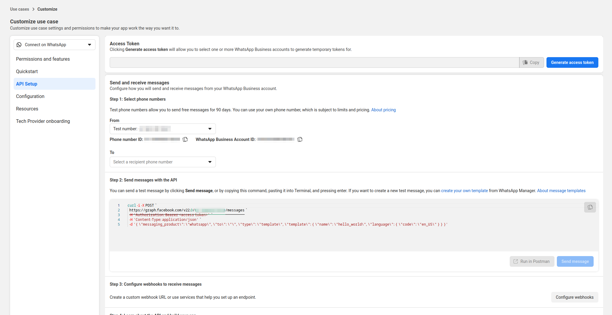 WhatsApp Access Token
