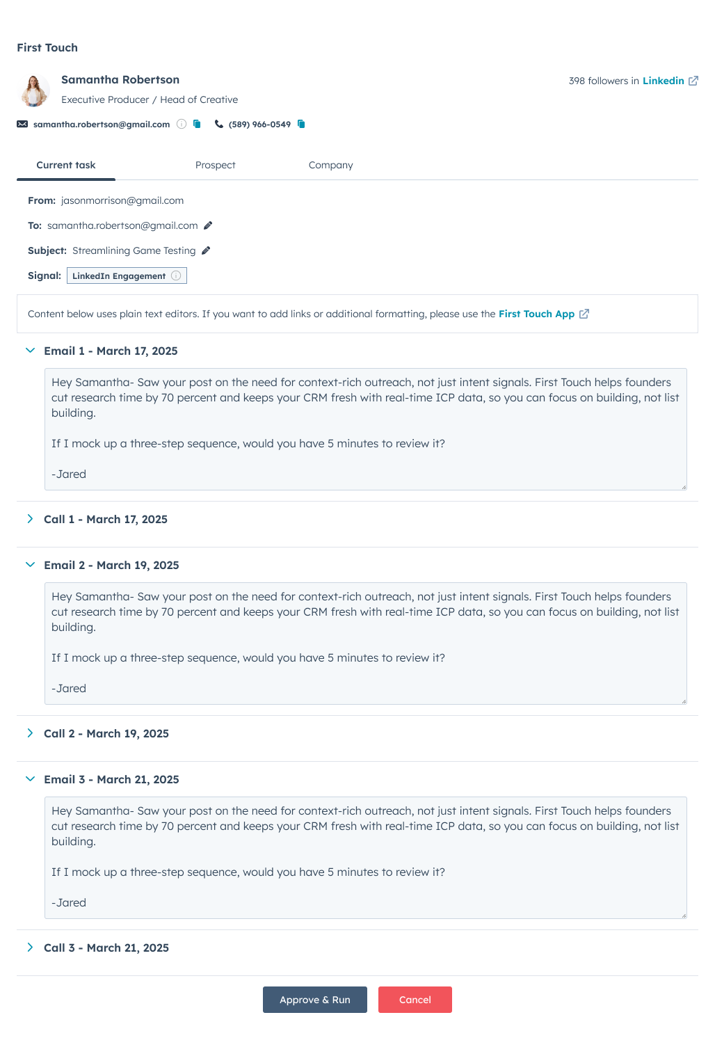 HubSpot UI extension