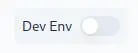 switch to dev environment