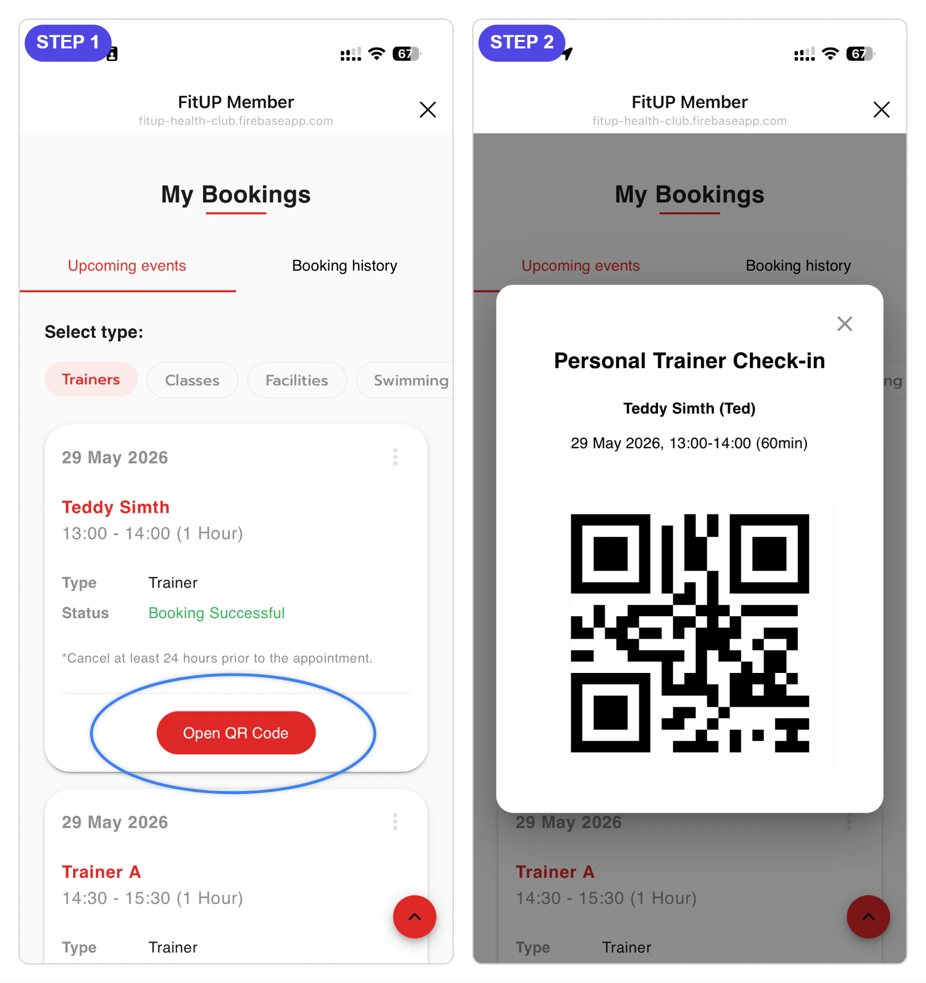 เช็คอิน Personal Trainer ด้วย QR Code ผ่าน LINE OA ฟิตเนส เช็คอิน Personal Trainer ด้วย QR Code ผ่าน LINE OA ฟิตเนส