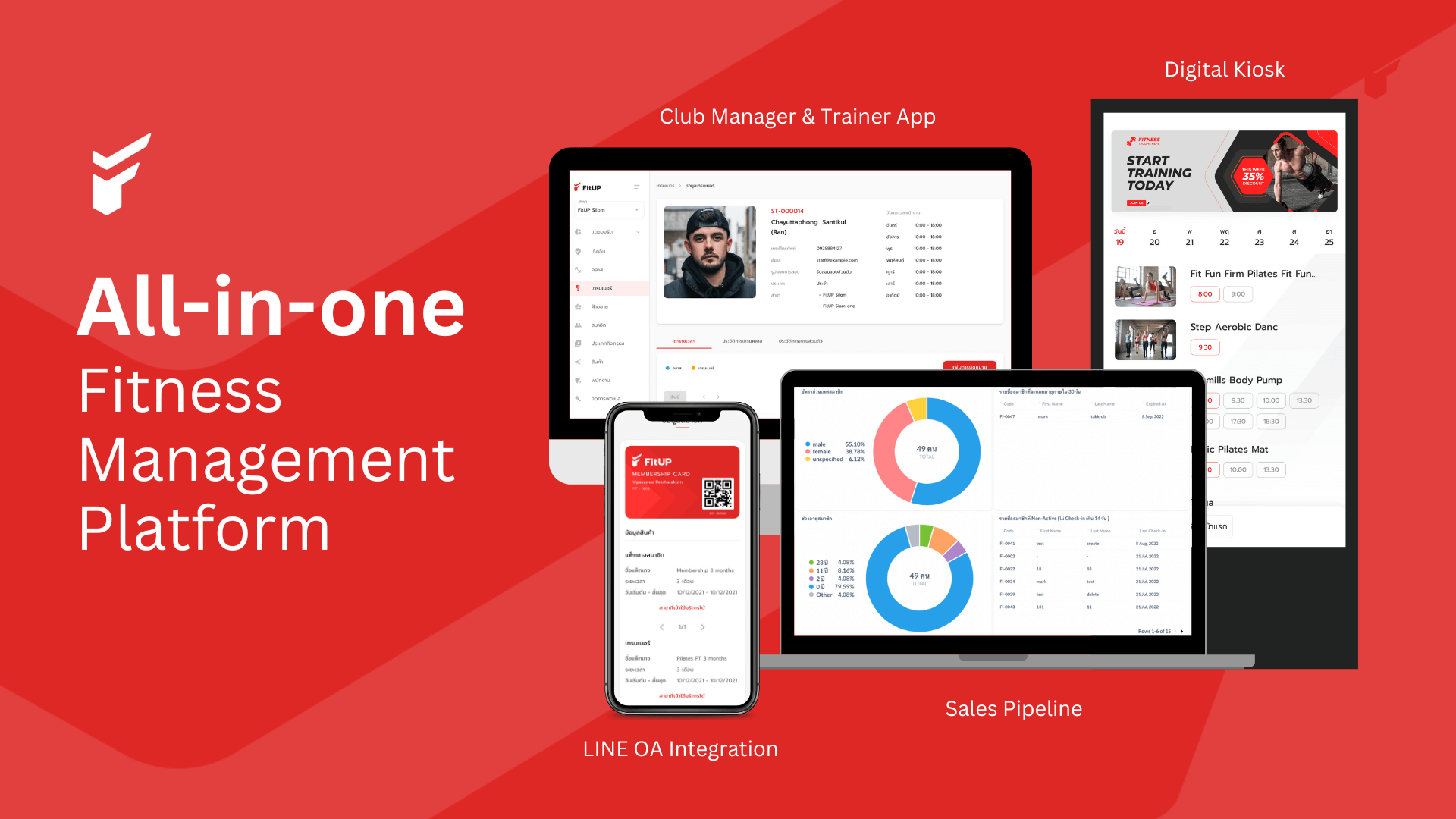 All-in-one Fitness Management Platform