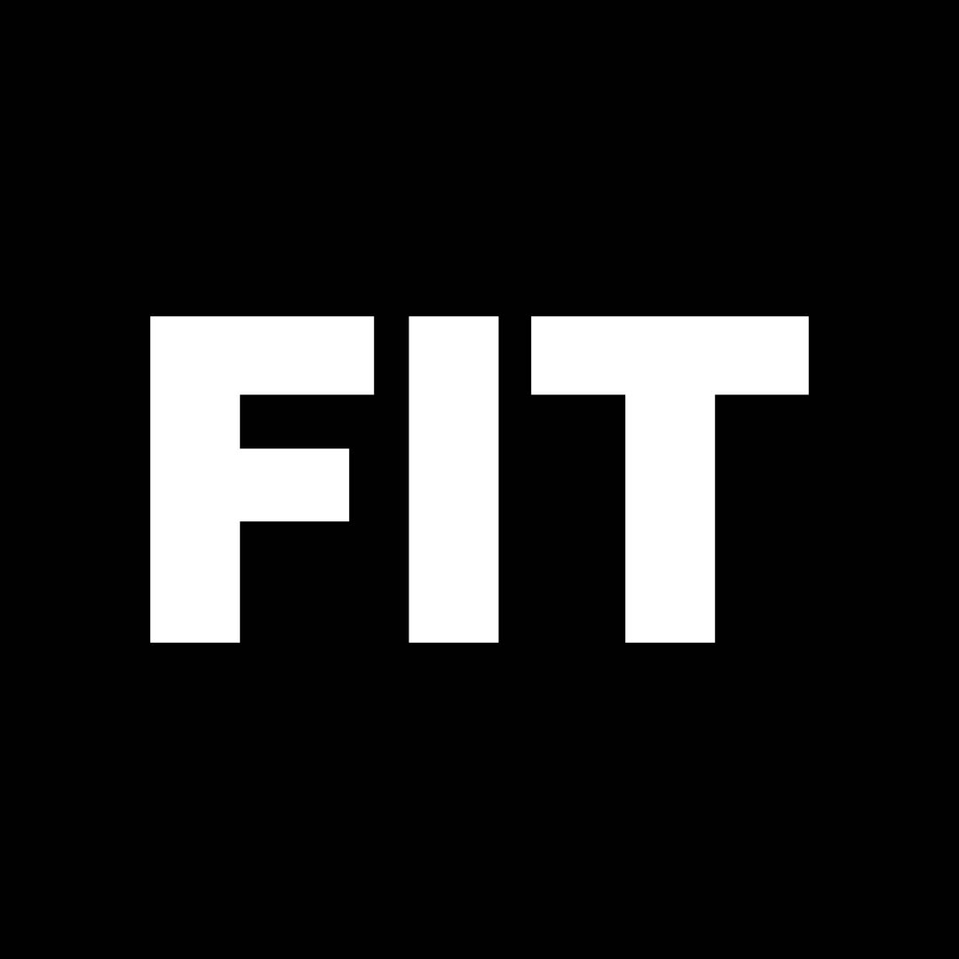 Square FITsociety connector icon with a white FIT mark on black