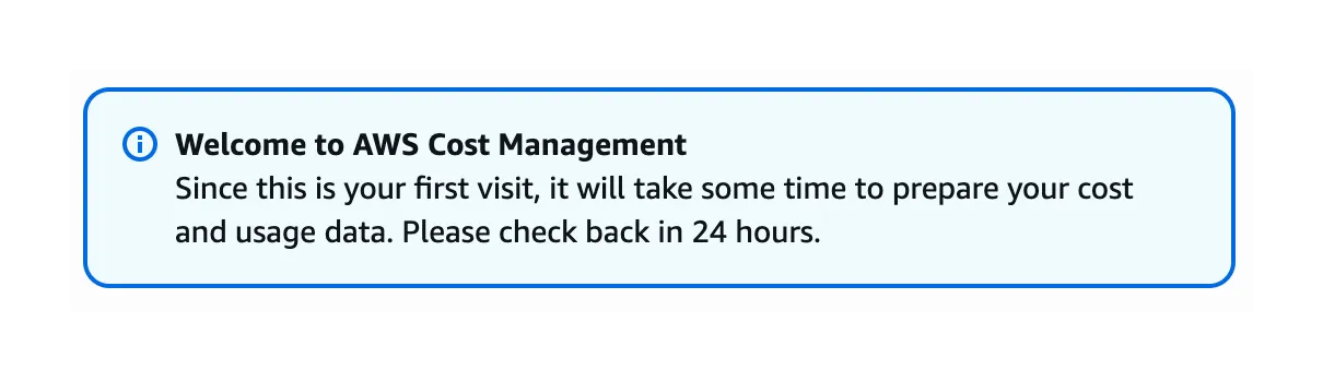 Cost Explorer confirmation