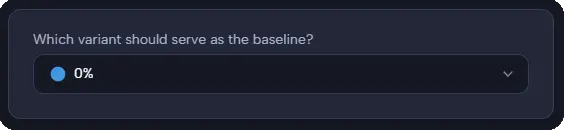 Experiment baseline form