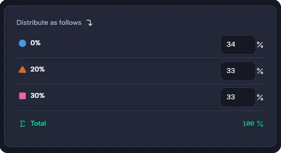 Experiment rollout form