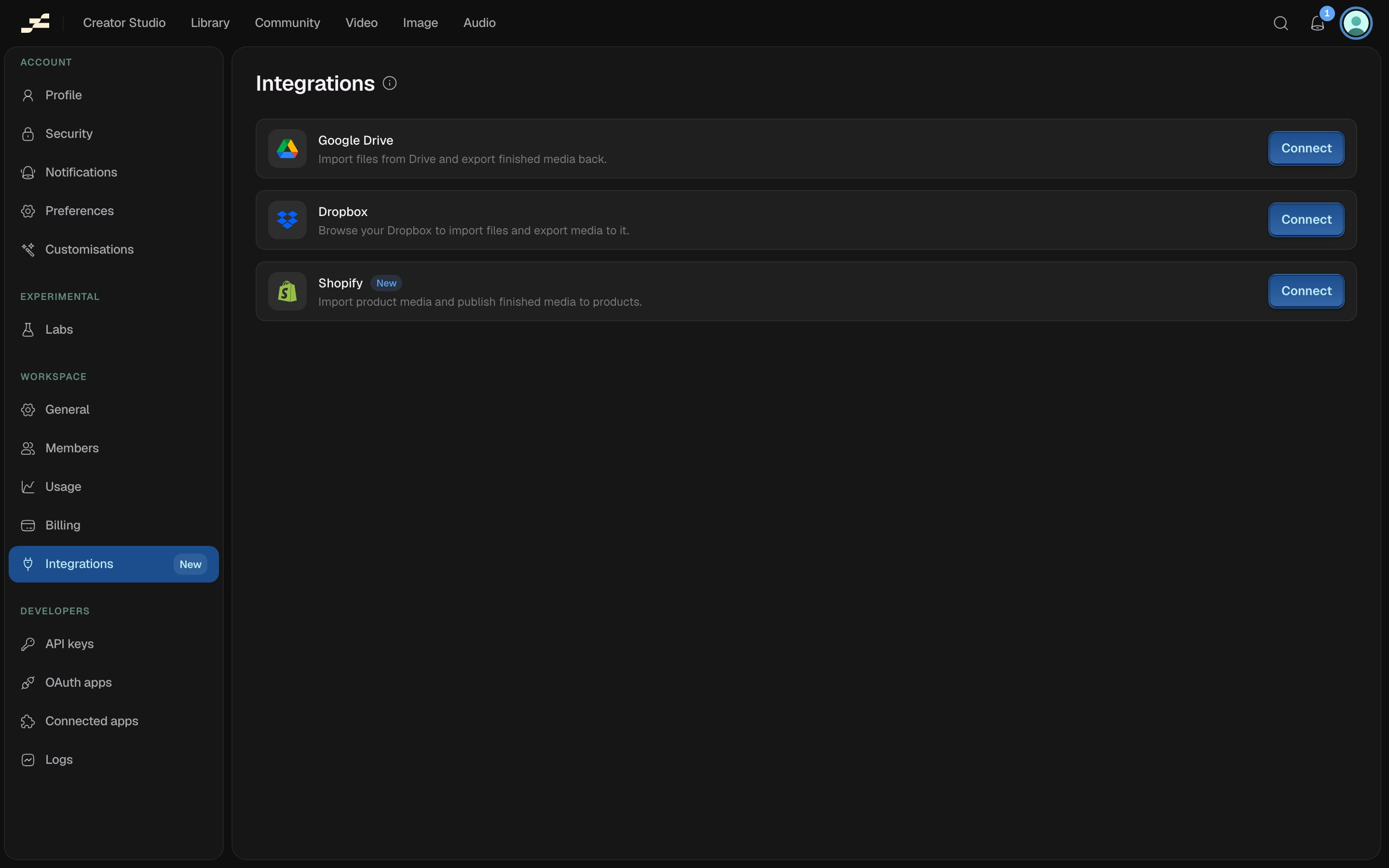 Integrations