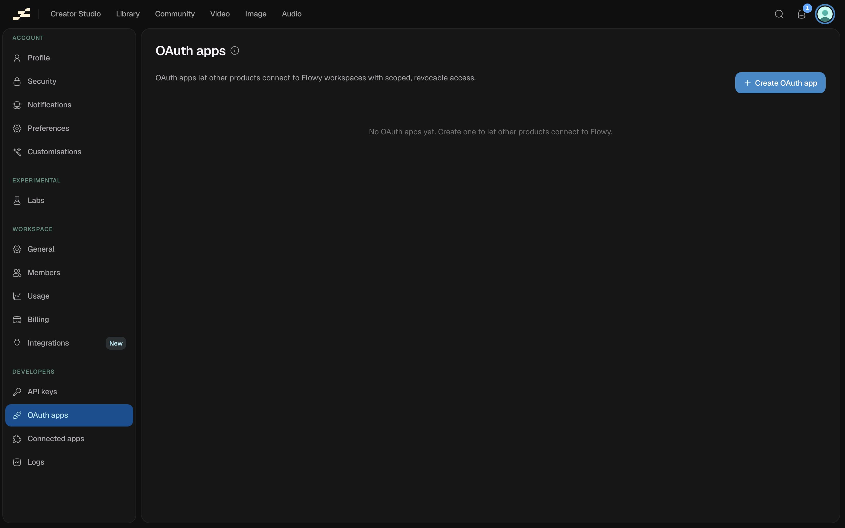 Oauth apps