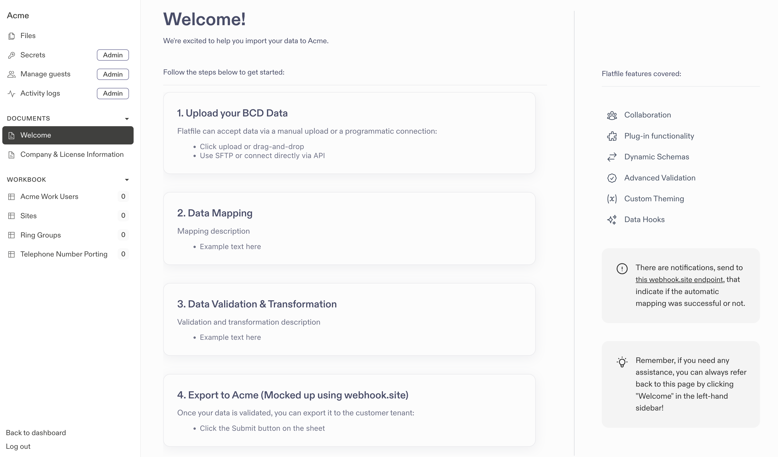 Documents - Flatfile Developer Docs