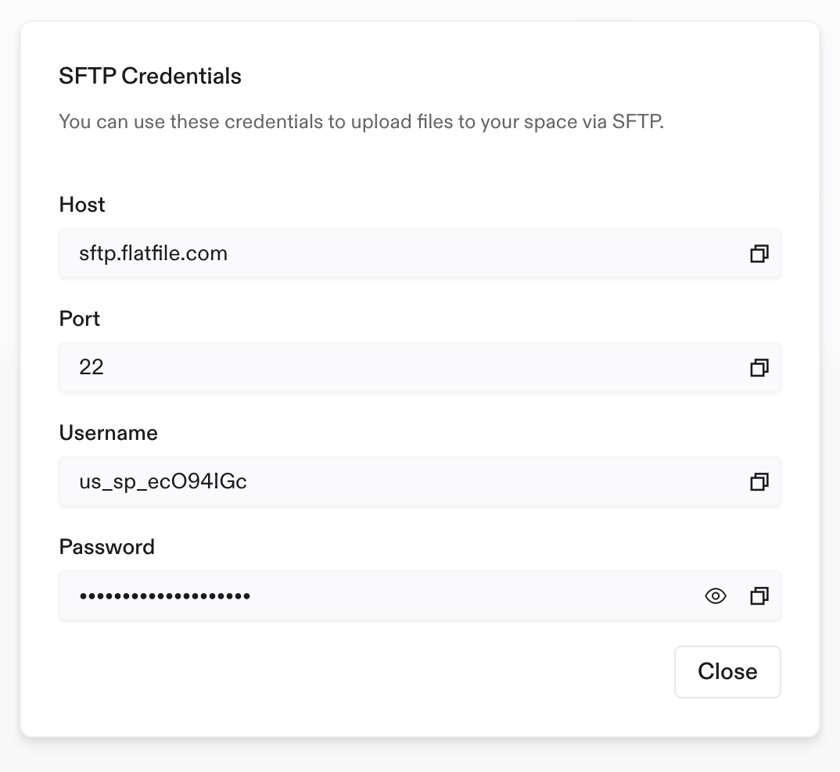 Sftp File Example SFTP File Upload - Flatfile Developer Docs