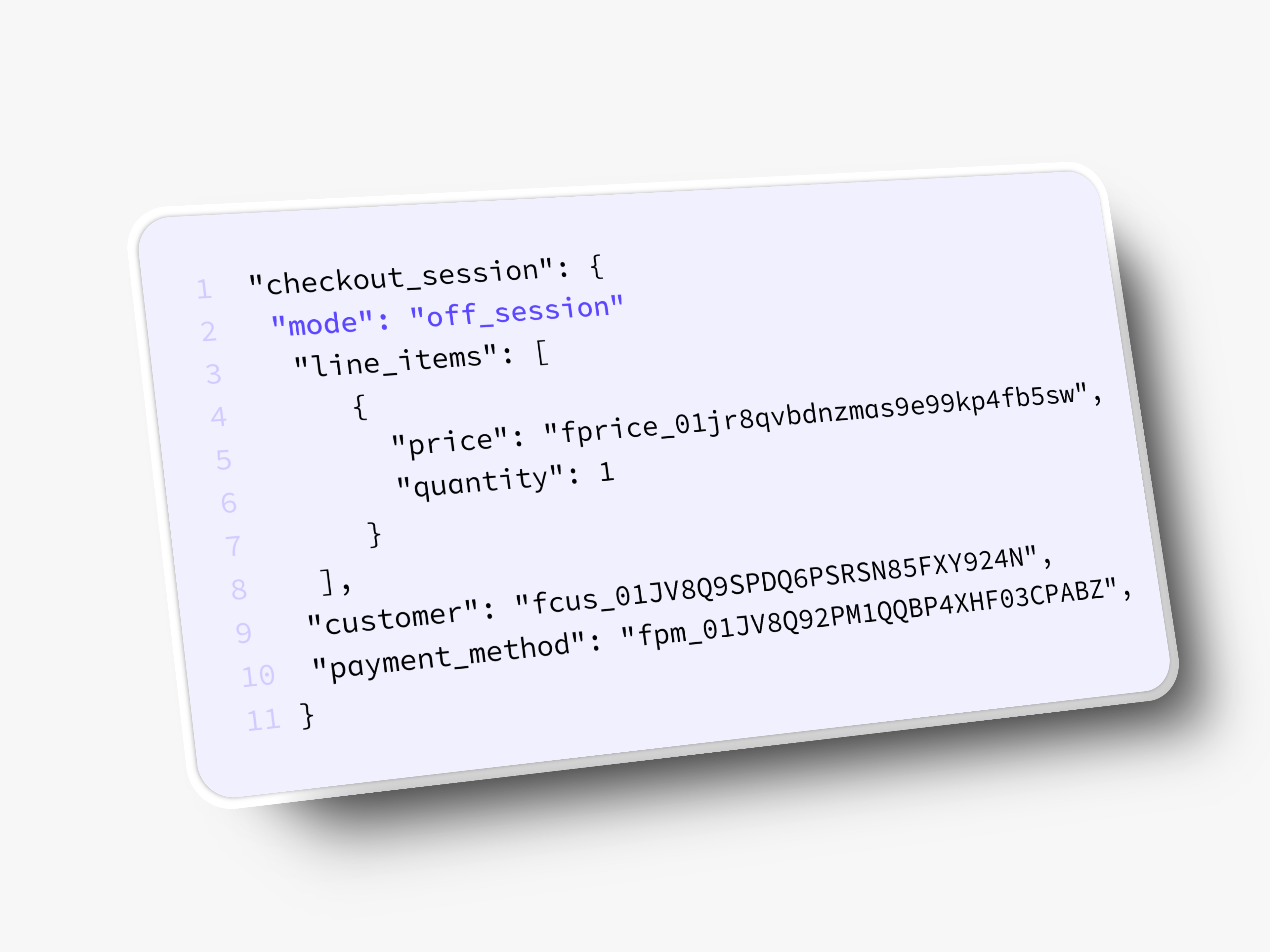 Off-Session API