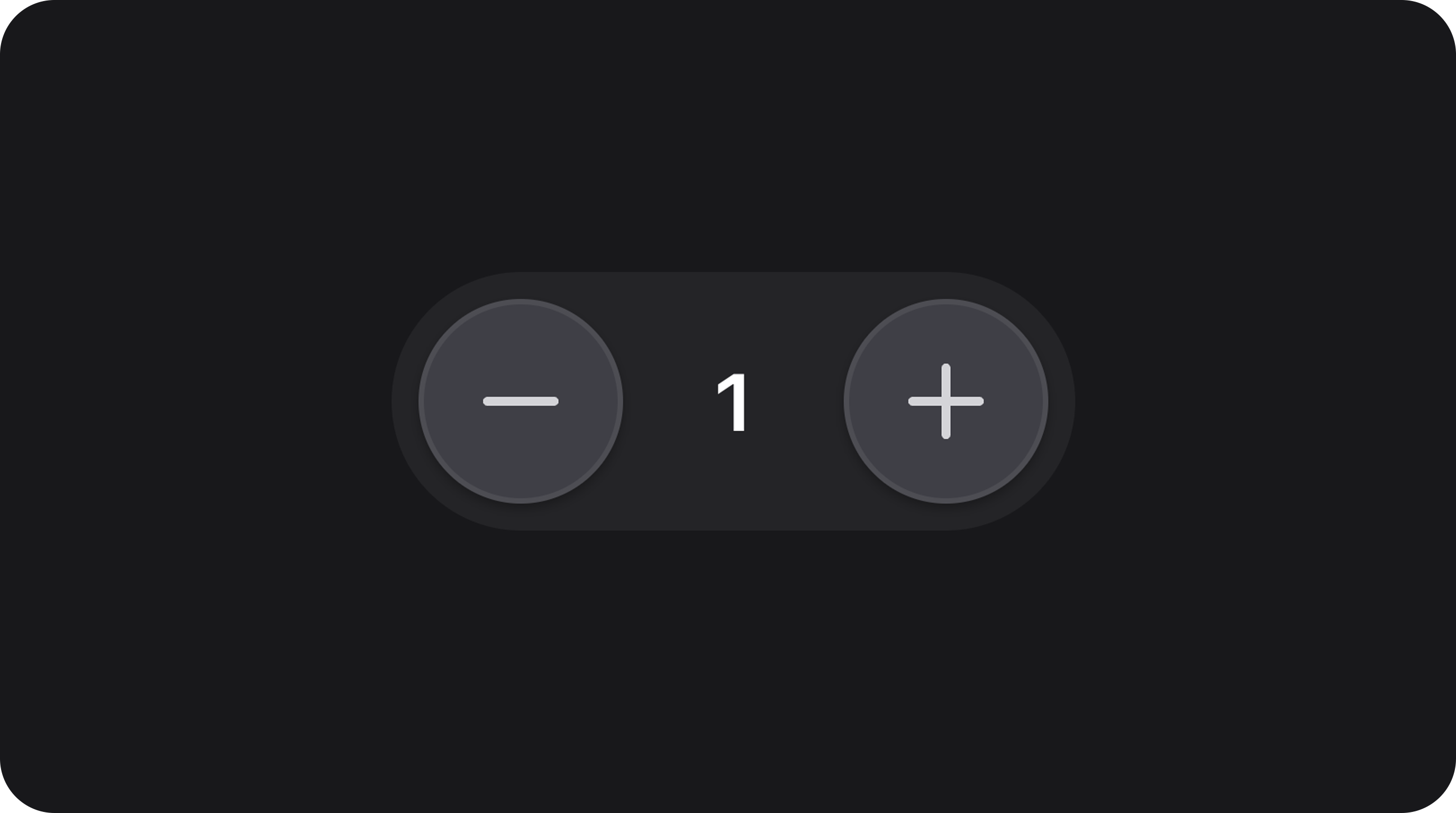 NumberStepper