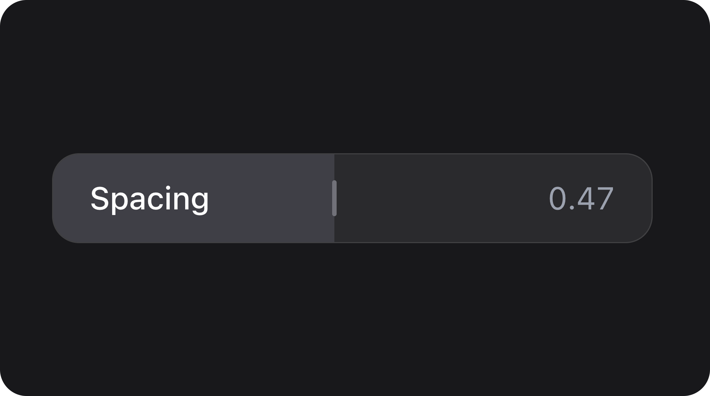 TrackSlider