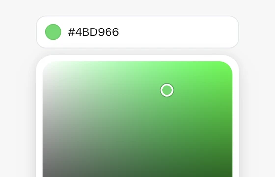 Color Picker in the FLEX Fields playground