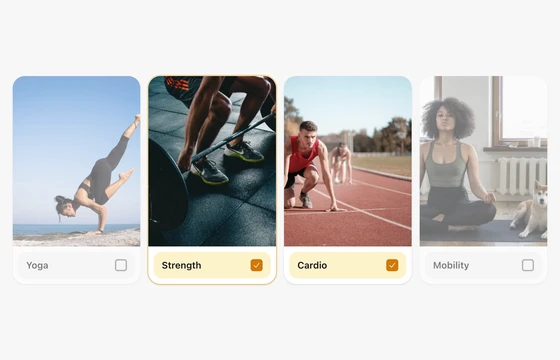 Image Choice Cards in the FLEX Fields playground